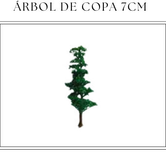 ÁRBOL DE FRESNO 8 CM